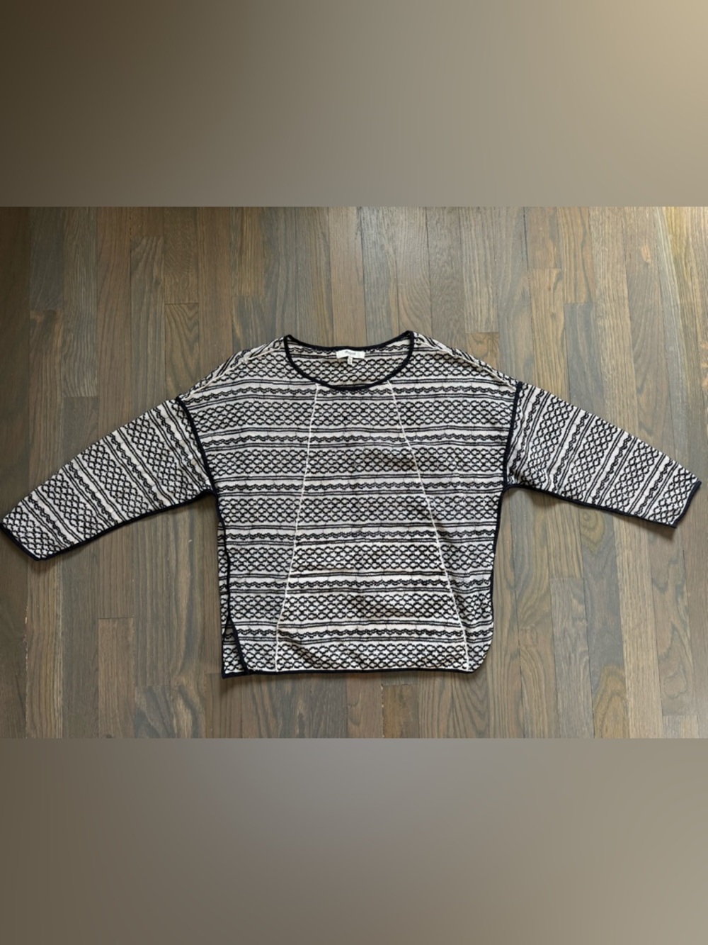 Madewell Tidal Wave Embroidered pullover XS